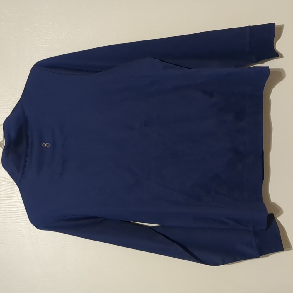 Tommy Bahama 1/2 Zip Long Sleeve Pullover Pima Cotton Outdoor Women's Sz M NWT - Picture 2 of 8